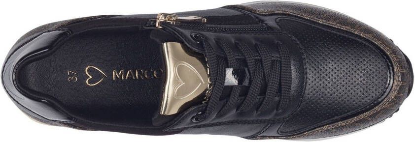 Marco Tozzi Sneakers met zijrits vrijetijdsschoen lage schoen veterschoen