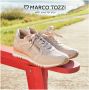 Marco Tozzi Sneakers met sleehak vrijetijdsschoen lage schoen veterschoen in vegan uitvoering - Thumbnail 25