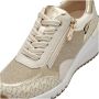 Marco Tozzi Sneakers met sleehak vrijetijdsschoen lage schoen veterschoen in vegan uitvoering - Thumbnail 7