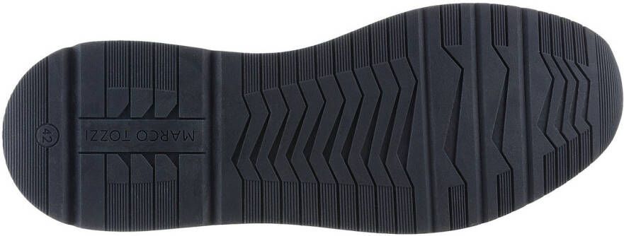 Marco Tozzi Sneakers met sleehak vrijetijdsschoen halfschoen veterschoen met praktische rits