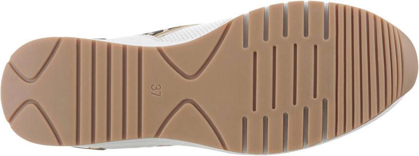 Marco Tozzi Sneakers met sleehak vrijetijdsschoen lage schoen veterschoen met buitenrits