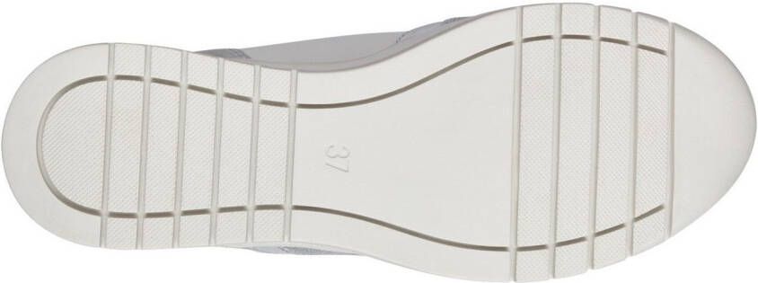 Marco Tozzi Sneakers met sleehak vrijetijdsschoen lage schoen veterschoen met buitenrits