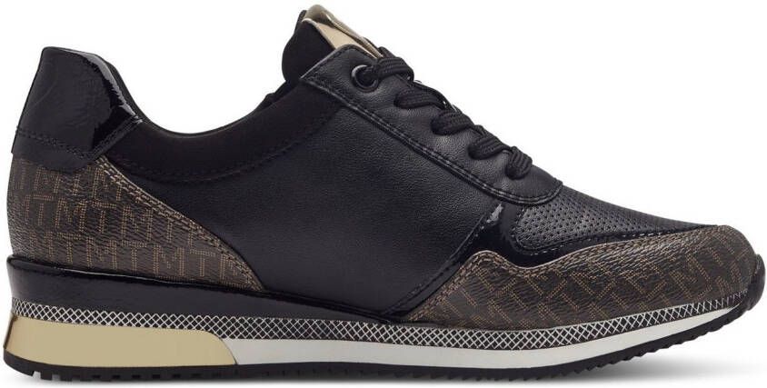 Marco Tozzi Sneakers met zijrits vrijetijdsschoen lage schoen veterschoen