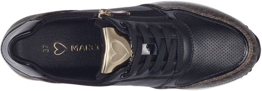 Marco Tozzi Sneakers met zijrits vrijetijdsschoen lage schoen veterschoen