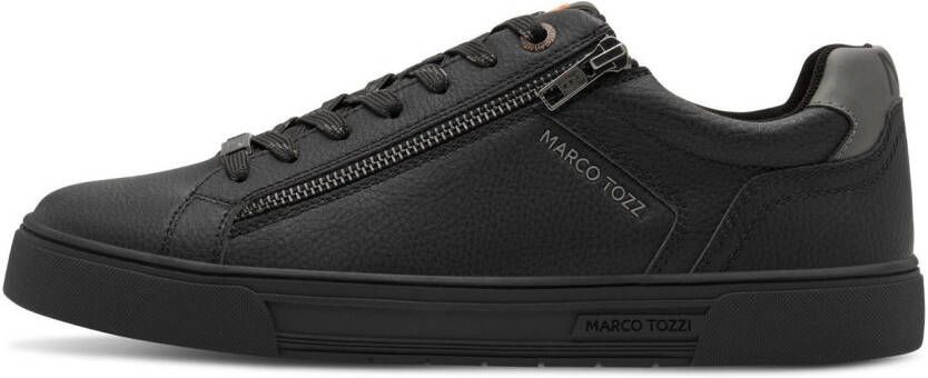 Marco Tozzi Sneakers vrijetijdsschoen halfschoen veterschoen met zijlogo-debossing