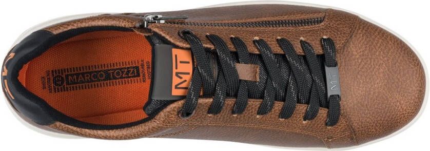 Marco Tozzi Sneakers vrijetijdsschoen halfschoen veterschoen met zijlogo-debossing