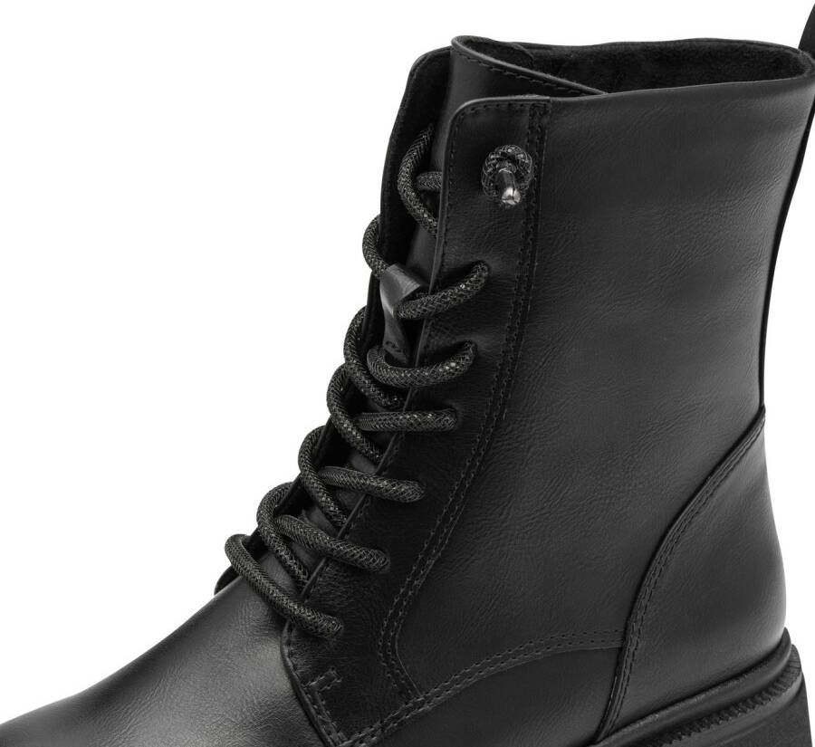 Marco Tozzi Veterlaarsjes blokhak veterschoenen met feel me uitrusting