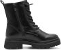 Marco Tozzi Veterlaarsjes blokhak veterschoenen met feel me uitrusting - Thumbnail 4