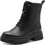 Marco Tozzi Veterlaarsjes blokhak veterschoenen met feel me uitrusting - Thumbnail 5