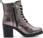 Marco Tozzi Veterlaarsjes hakken enkellaars veterschoenen in vegan-verwerking - Thumbnail 6