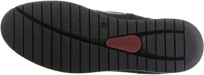 Marco Tozzi Veterschoenen CERASO sleehak veterschoen enkellaars in comfortabele schoenwijdte