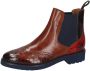 Melvin & Hamilton Chelsea-boots Selina 6 plantaardig gelooid Brogue kostuumschoen enkellaars met lyrale gaten - Thumbnail 6