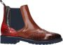 Melvin & Hamilton Chelsea-boots Selina 6 plantaardig gelooid Brogue kostuumschoen enkellaars met lyrale gaten - Thumbnail 9