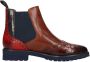 Melvin & Hamilton Chelsea-boots Selina 6 plantaardig gelooid Brogue kostuumschoen enkellaars met lyrale gaten - Thumbnail 10