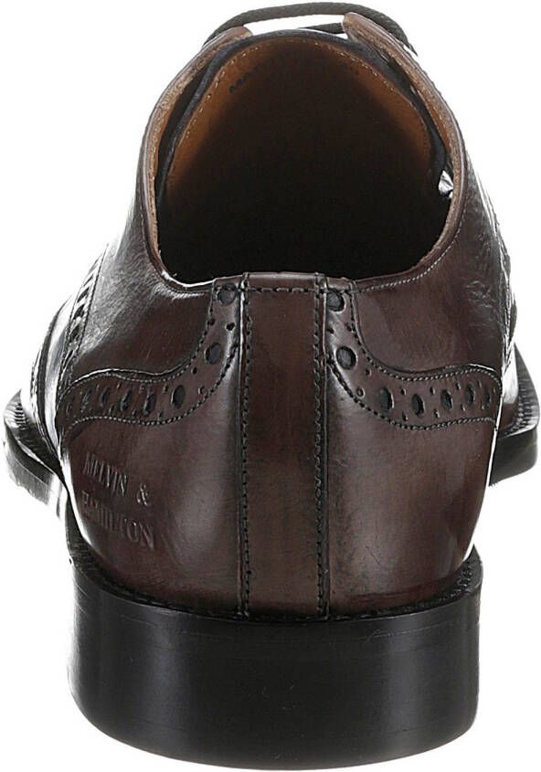 Melvin & Hamilton Schoenen met perforatie MARTIN 15 met doorstikte constructie lage schoen veterschoen