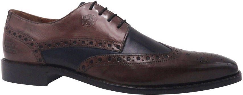 Melvin & Hamilton Schoenen met perforatie MARTIN 15 met doorstikte constructie lage schoen veterschoen