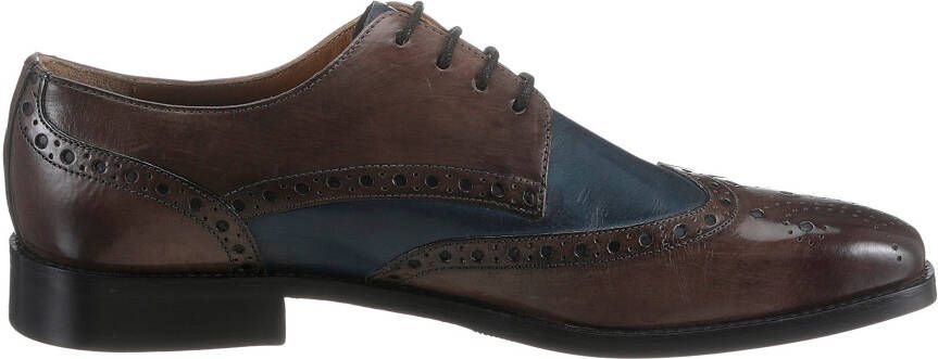 Melvin & Hamilton Schoenen met perforatie MARTIN 15 met doorstikte constructie lage schoen veterschoen