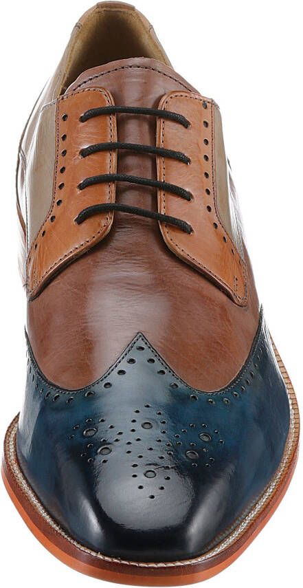 Melvin & Hamilton Schoenen met perforatie Jeff 14 met leren binnenzool