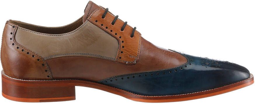 Melvin & Hamilton Schoenen met perforatie Jeff 14 met leren binnenzool