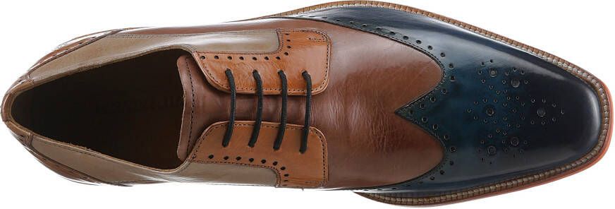 Melvin & Hamilton Schoenen met perforatie Jeff 14 met leren binnenzool