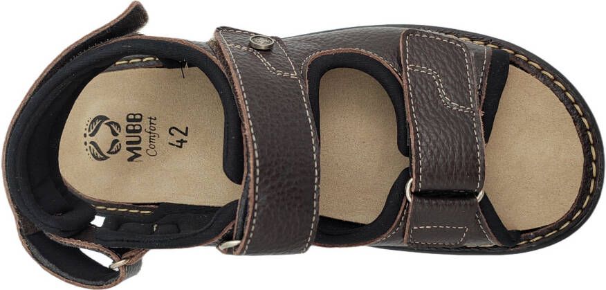 MUBB Sandalen zomerschoen klittenbandschoen vrijetijdssandaal in breedte g (=breed)