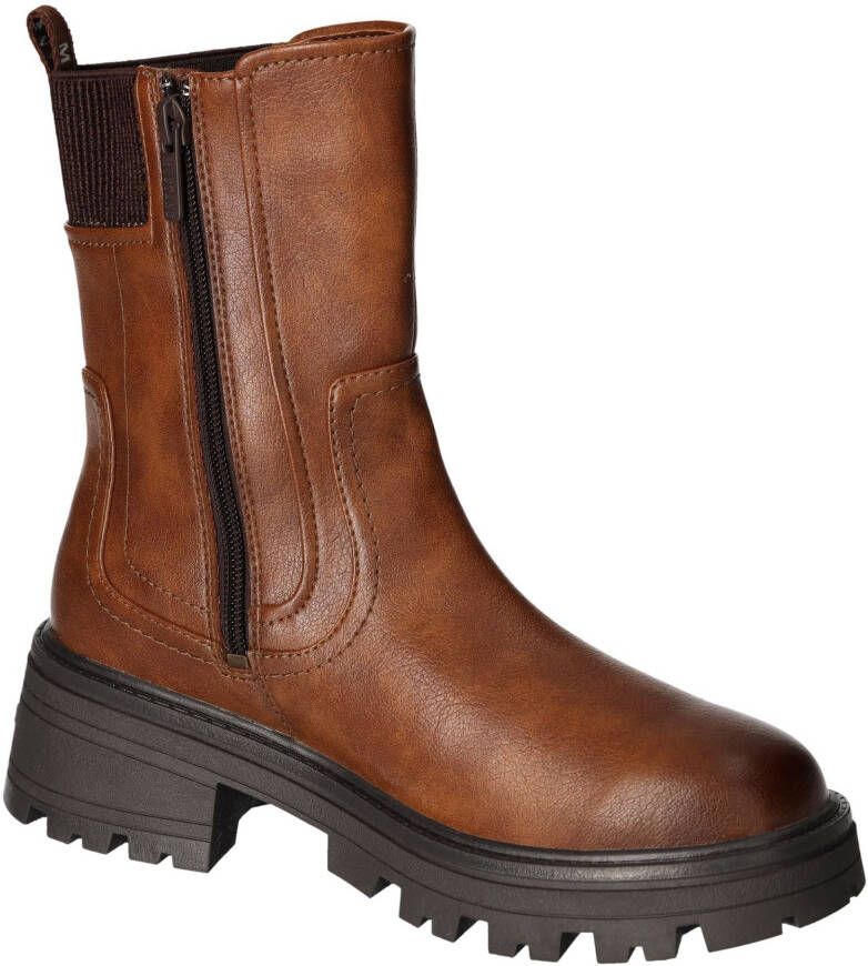 Mustang Shoes Chelsea-boots Slip-on laarzen herfstschoen met comfortabele stretchinzet