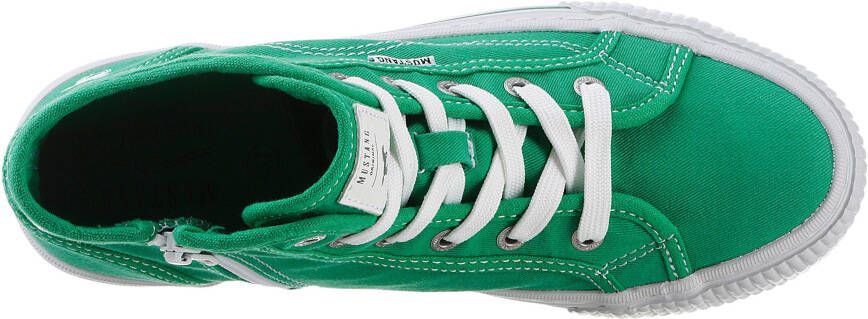 Mustang Shoes Hoge veterschoenen High-Top-Sneaker Vrijetijdsschoen plateau high top-sneaker vrijetijdsschoen met binnenrits