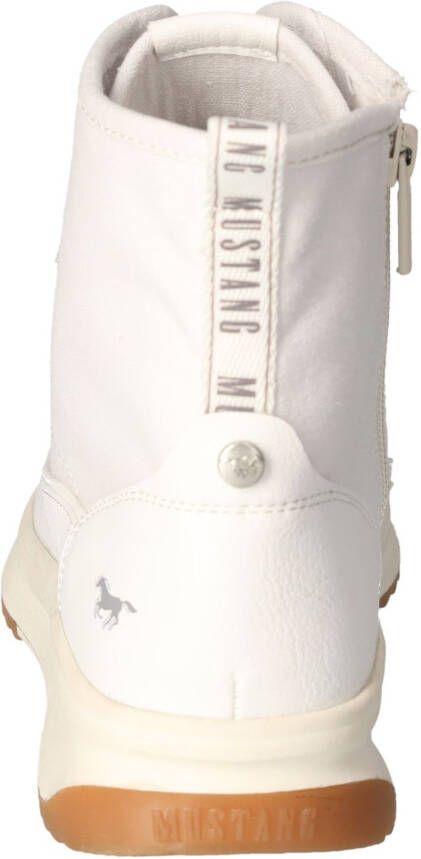 Mustang Shoes Hoge veterschoenen plateau high top-sneaker vrijetijdsschoen met rits