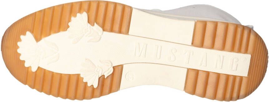 Mustang Shoes Hoge veterschoenen plateau high top-sneaker vrijetijdsschoen met rits