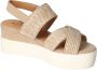 Mustang Shoes Sandaaltjes zomerschoen sandaal wig hak met lichte plateau - Thumbnail 15