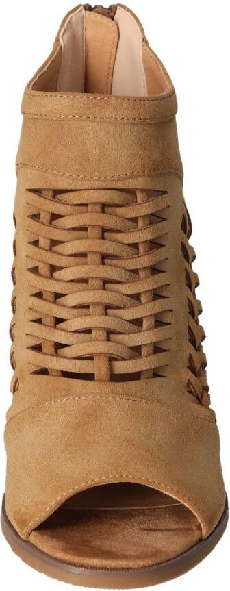 Mustang Shoes Sandaaltjes zomerschoen sandaal wig hak met praktische hielrits