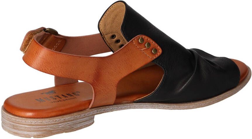 Mustang Shoes Sandalen zomerschoen sandaal blokhak met klittenbandsluiting