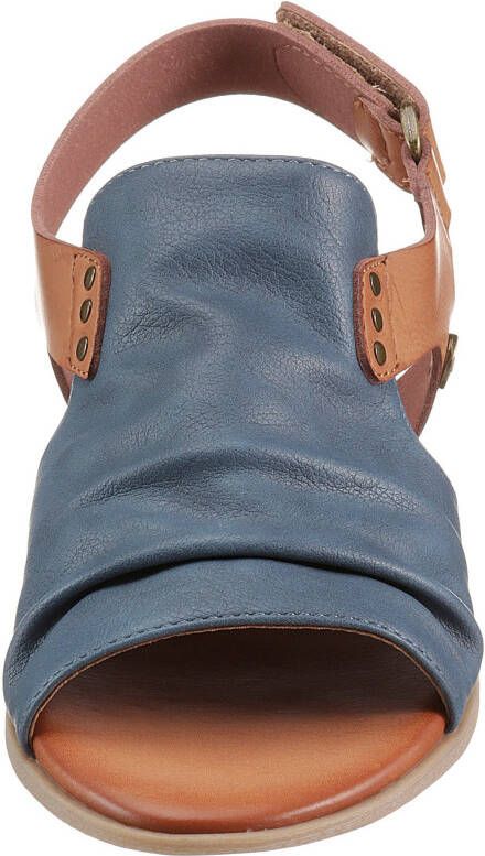Mustang Shoes Sandalen zomerschoen sandaal blokhak met klittenbandsluiting