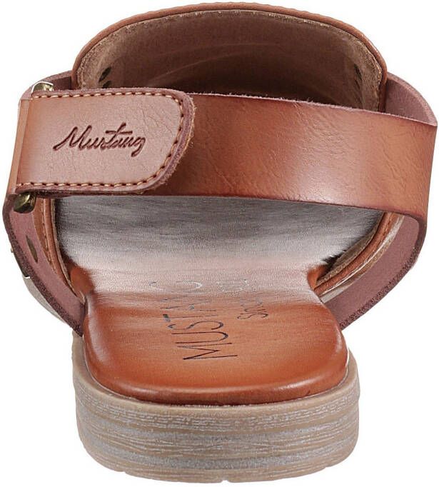Mustang Shoes Sandalen zomerschoen sandaal blokhak met klittenbandsluiting