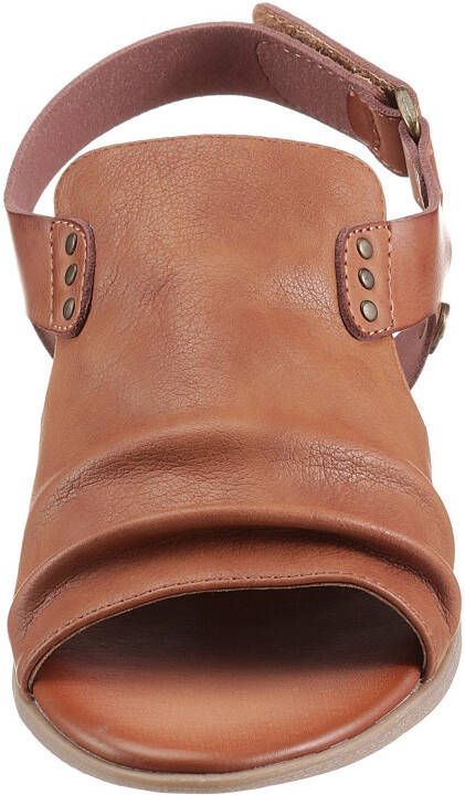 Mustang Shoes Sandalen zomerschoen sandaal blokhak met klittenbandsluiting