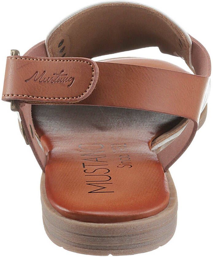 Mustang Shoes Sandalen zomerschoen sandaal blokhak met klittenbandsluiting