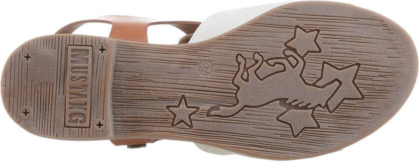 Mustang Shoes Sandalen zomerschoen sandaal blokhak met klittenbandsluiting
