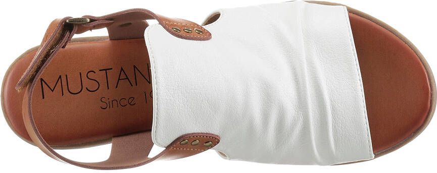 Mustang Shoes Sandalen zomerschoen sandaal blokhak met klittenbandsluiting