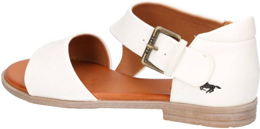 Mustang Shoes Sandalen zomerschoen sandaal riemchensandaal in asymmetrische look