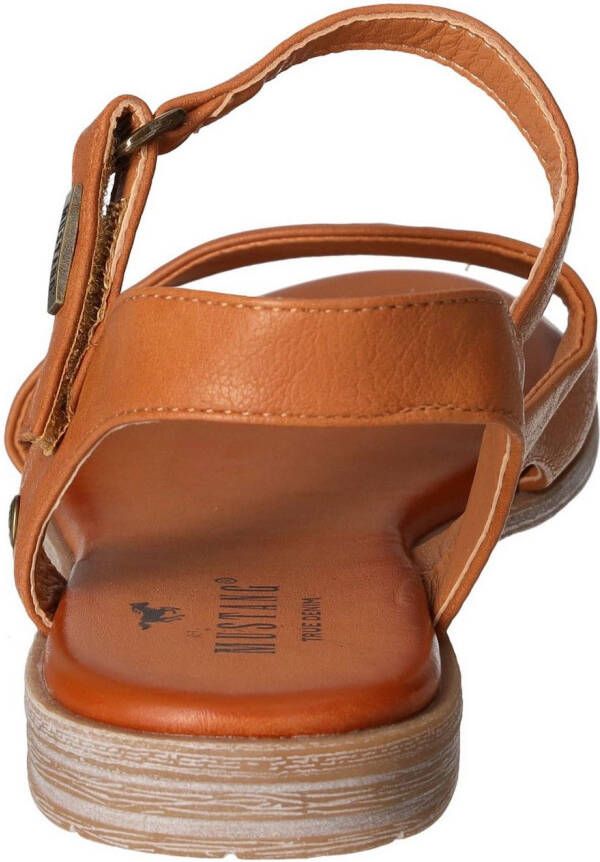 Mustang Shoes Sandalen zomerschoen sandaal riemzandalen in asymmetrische vorm