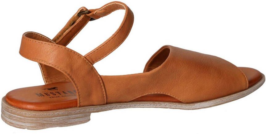 Mustang Shoes Sandalen zomerschoen sandaal riemzandalen in asymmetrische vorm