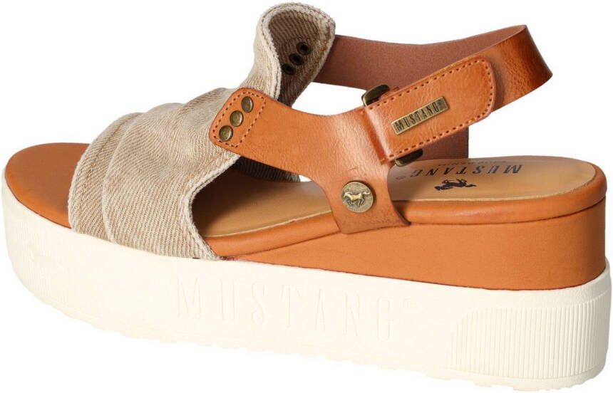 Mustang Shoes Sleehaksandaaltjes