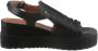 Mustang Shoes Sleehaksandaaltjes zomerschoen sandaal sleehak met klittenbandjes - Thumbnail 7