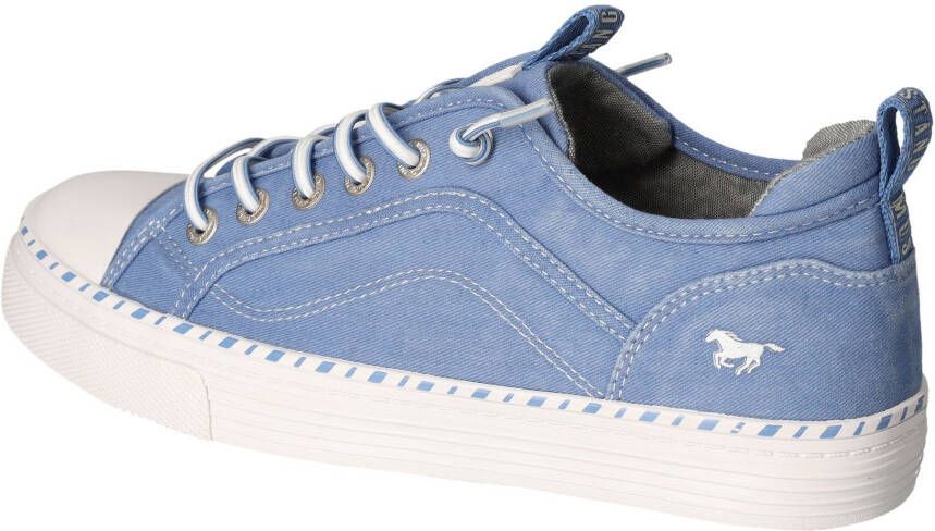 Mustang Shoes Slip-on sneakers slippers instapschoen vrijetijdsschoen met gekleurde zoolrand