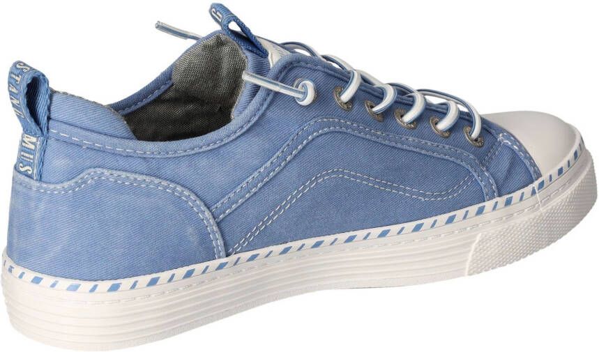 Mustang Shoes Slip-on sneakers slippers instapschoen vrijetijdsschoen met gekleurde zoolrand