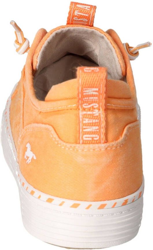 Mustang Shoes Slip-on sneakers slippers instapschoen vrijetijdsschoen met gekleurde zoolrand