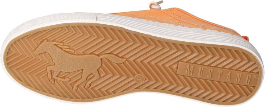 Mustang Shoes Slip-on sneakers slippers instapschoen vrijetijdsschoen met gekleurde zoolrand