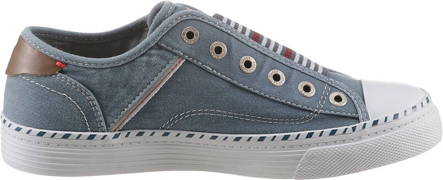 Mustang Shoes Slip-on sneakers Instapschoen Vrijetijdsschoen Slippers instapschoenen vrijetijdsschoenen met praktische elastische band