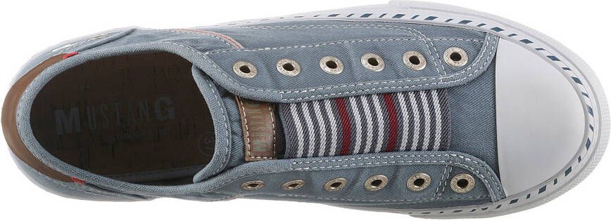 Mustang Shoes Slip-on sneakers Instapschoen Vrijetijdsschoen Slippers instapschoenen vrijetijdsschoenen met praktische elastische band