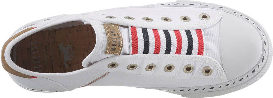 Mustang Shoes Slip-on sneakers Instapschoen Vrijetijdsschoen Slippers instapschoenen vrijetijdsschoenen met praktische elastische band